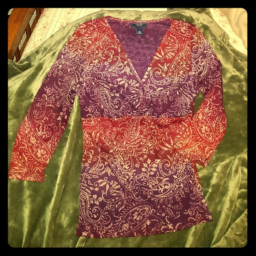 Chaps multi women's top